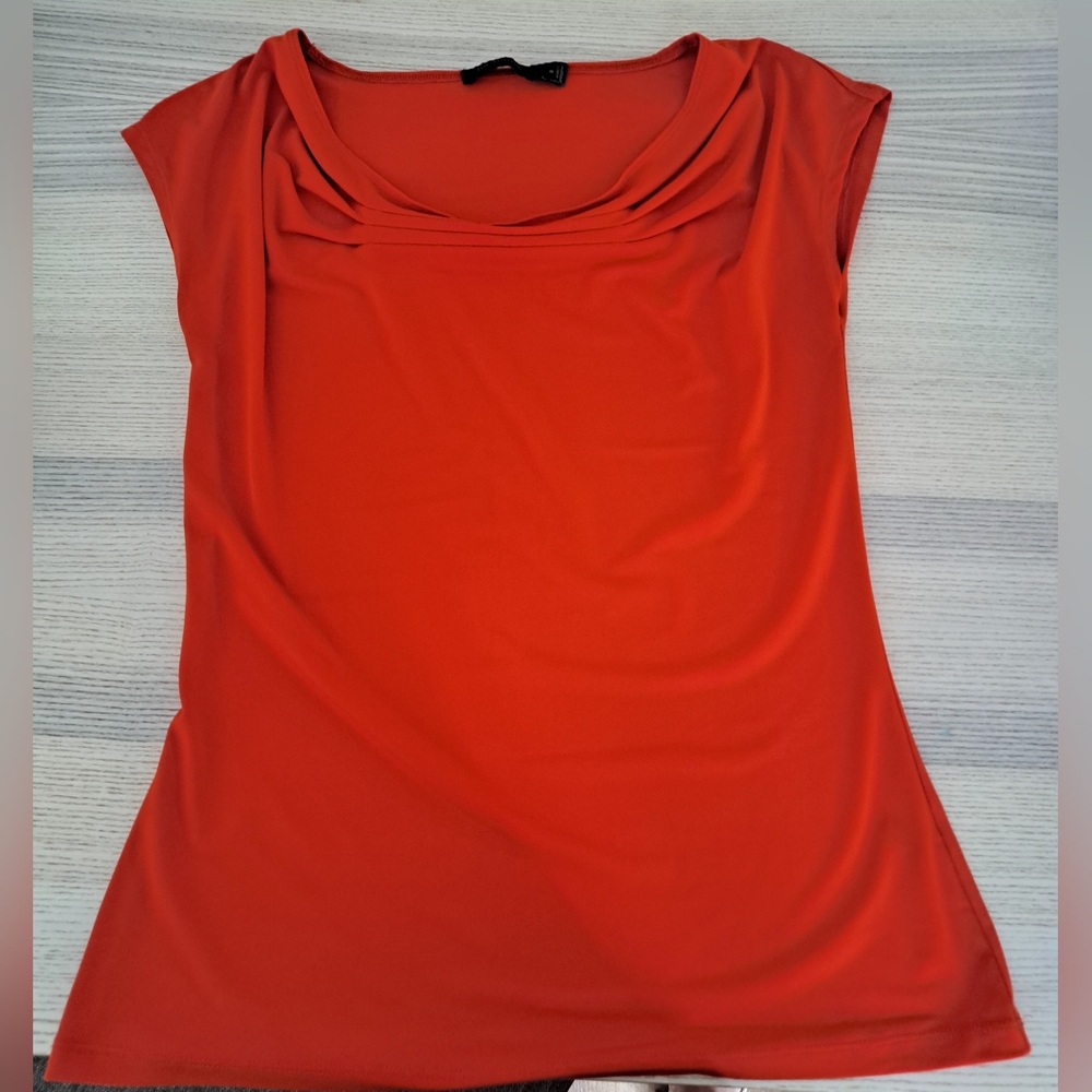 The Limited orange blouse size M